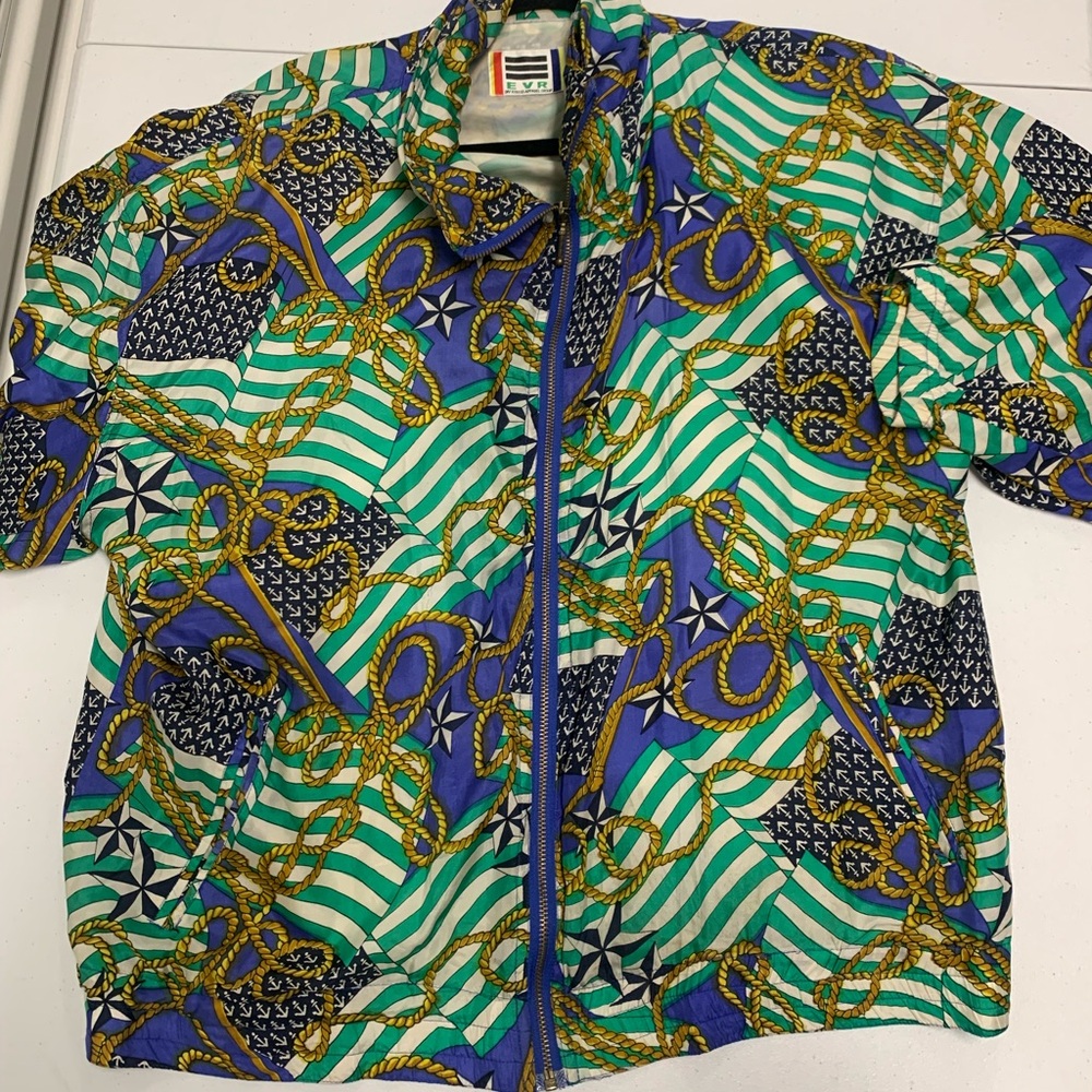 Colorful Patterned Bomber Jacket